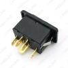 Picture of 1Pc Universal 5pins Electromobile Power Window Switch 12V/24V 20A with illumination indicator