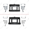 Picture of Car 2Din Stereo Radio Fascia Frame Adapter For Toyota Prado GXL Refitting Dash Mount Kit Frame Panel Trim