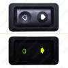 Picture of Universal 6Pins Auto Power Window Switch 12V/24V 10A With illumination Indicator Single Button