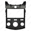 Picture of Gray/Black Car Radio Fascia Frame For KIA Forte(09-12)/Cerato(09-12)/Naza Forte Manual AC  Dashboard Panel Trim OEM 2DIN Size Reinstallation