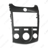 Picture of Gray/Black Car Radio Fascia Frame For KIA Forte(09-12)/Cerato(09-12)/Naza Forte Manual AC  Dashboard Panel Trim OEM 2DIN Size Reinstallation