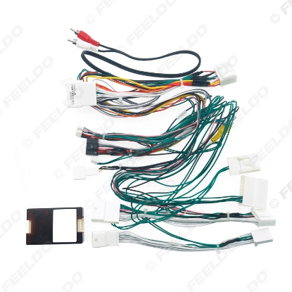 Picture of Car 16Pin Power Wiring Harness Cable Adapter With Canbus For Lexus Lx470 Land Cruiser LC100 Install Aftermarket Android Stereo