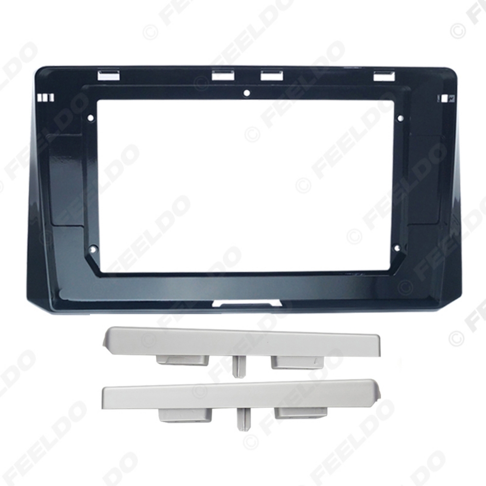 Picture of Car 2Din Radio Audio Fascia Frame Fitting Adaptor For Toyota Corolla Levin 10.1" DVD Dash Panel Plate Installation Trim Kit
