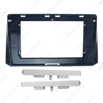 Picture of Car 2Din Radio Audio Fascia Frame Fitting Adaptor For Toyota Corolla Levin 10.1" DVD Dash Panel Plate Installation Trim Kit