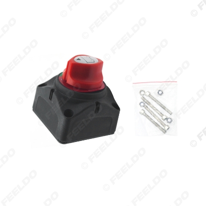 Picture of DC12V 24V 200A 300A Battery Disconnect Switch  Dual Battery Mass Switch 3 Position Rotary Cut Off Switch For Car/Vehicle/RV/Boat/Marine 