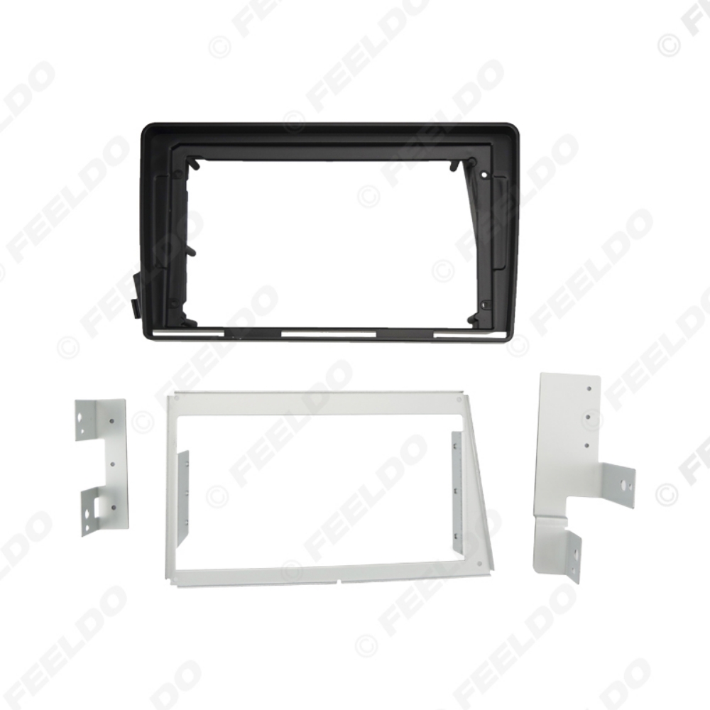 MIS USA Fat Bob Instrument Panel Dash Mount Kit - 3 Light Gauge Housing (71274-61T) - Black Finish