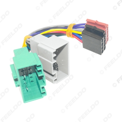 Picture of Car CD Radio Audio ISO Wiring Harness Adapter for Volvo 1998+ Auto Stereo ISO Head Units Wire Cable