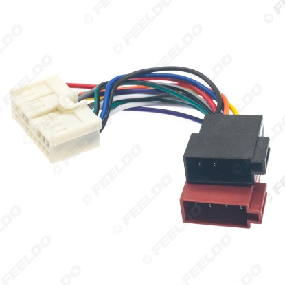 Picture of Car CD Radio Audio ISO Wiring Harness Adapter for Hynudai 1998+ KIA 1994+ Auto ISO Head Units Wire Cable