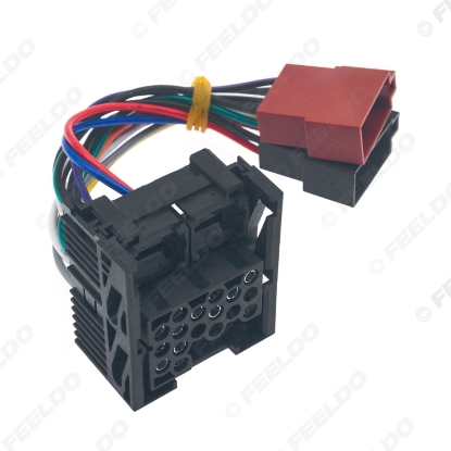 Picture of Car Radio Audio ISO Wiring Harness Adapter for BMW 2000+ Landrover 2001+ MINI 2003+ Auto Stereo ISO Head Units Wire Cable