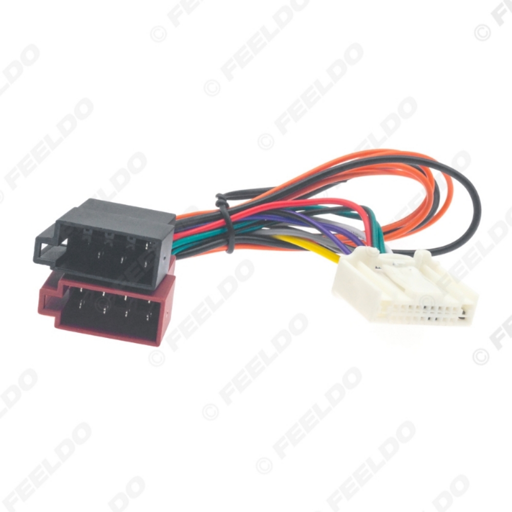 Picture of Car Radio Audio ISO Wiring Harness Adapter for Nissan 2006+ Subaru 2007+ Opel Movano 2014+ Auto ISO Head Units Wire Cable