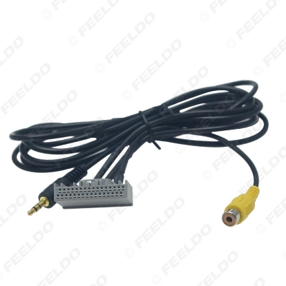 Picture of Car 3.5mm Male to 32Pin AUX-IN Socket Radio Audio Cable With Micphone for New Honda CRV AUX Wire Adapter