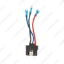Picture of Auto H4 9003 3pin Male Nylon Socket Cable for Halogen Headlamp LED Bulbs Pigtail Connector Holder Adapter