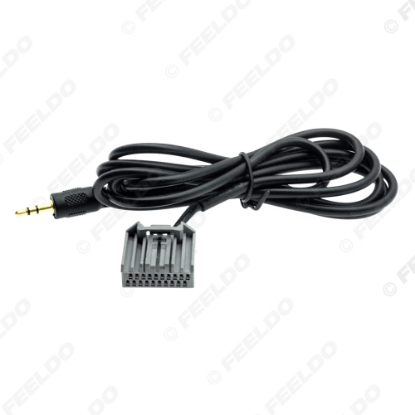 Picture of For Honda CRV Civic Crider AUX Harness 3.5mm Connector Male Stereo Audio Cable wire Line for PC IPOD MP3 Case 2.0