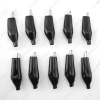 Picture of 1pcs Larger 58mm Metal Crocodile Clip Black and Red Sheath Clip Power Clamp Test Leads Clip