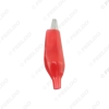 Picture of 1pcs Larger 58mm Metal Crocodile Clip Black and Red Sheath Clip Power Clamp Test Leads Clip