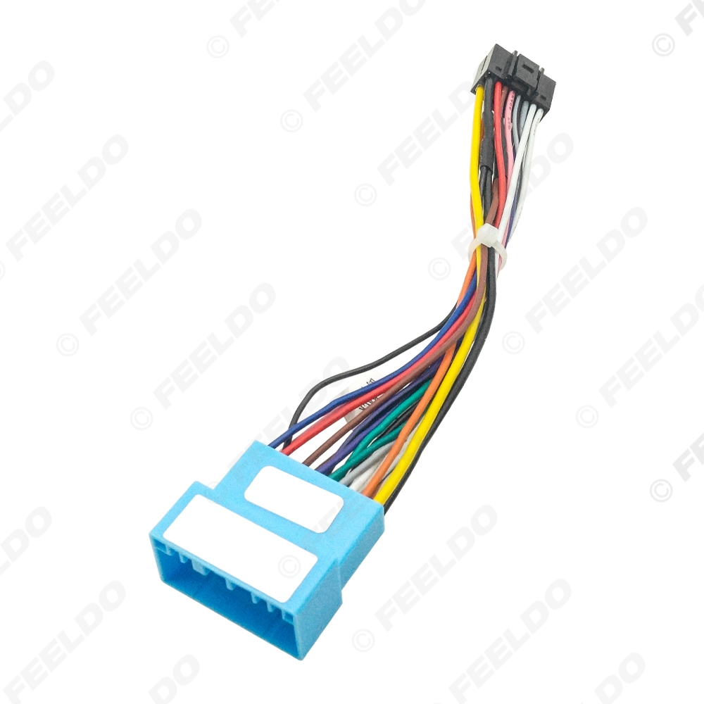 Picture of Car 16pin Audio Wiring Harness For Buick Excelle Wuling Hongguang S Aftermarket Stereo Installation Wire Adapter