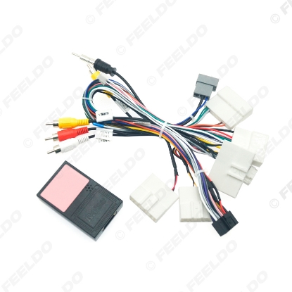 Picture of Car 16PIN Radio Audio Power Cable Adapter With Canbus Box For Nissan Teana XV 2011 Audio Stereo Power Wiring Harness 