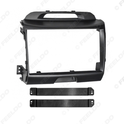 Picture of Car Radio Audio 2DIN 9" Big Screen Fascia Frame Adapter For KIA Sportage 11-16 DVD Player Dash Fitting Panel Frame Kit