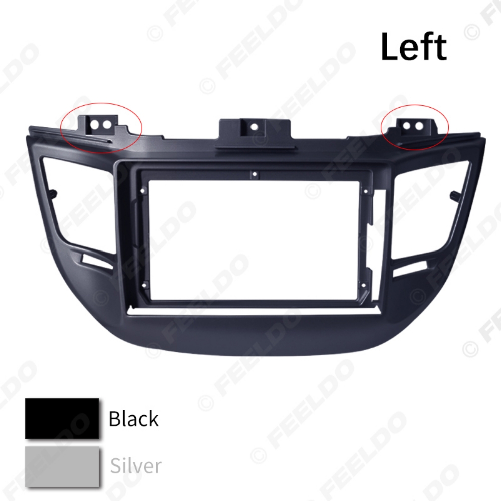 Picture of Car Stereo Audio Fascia Frame Adapter For Hyundai IX35/Tucson 9" Big Screen 2Din Dash Fitting Panel Frame Kit
