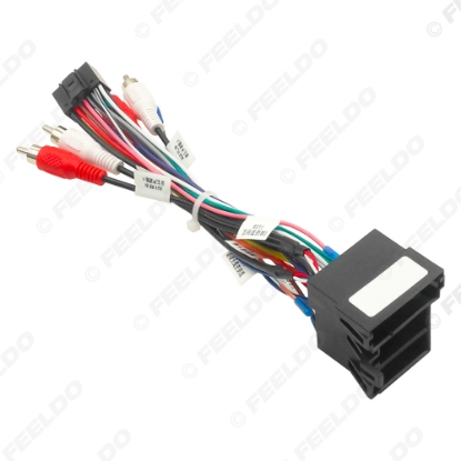 Picture of Car 16pin Power Cord Wiring Harness Adapter For Audi A3/A4 (04-06)/A6 (04-10) Installation Head Unit Cable
