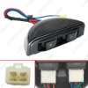 Picture of New Universal Crescent Style Power Window 3pcs switches with Holder & wire Harness