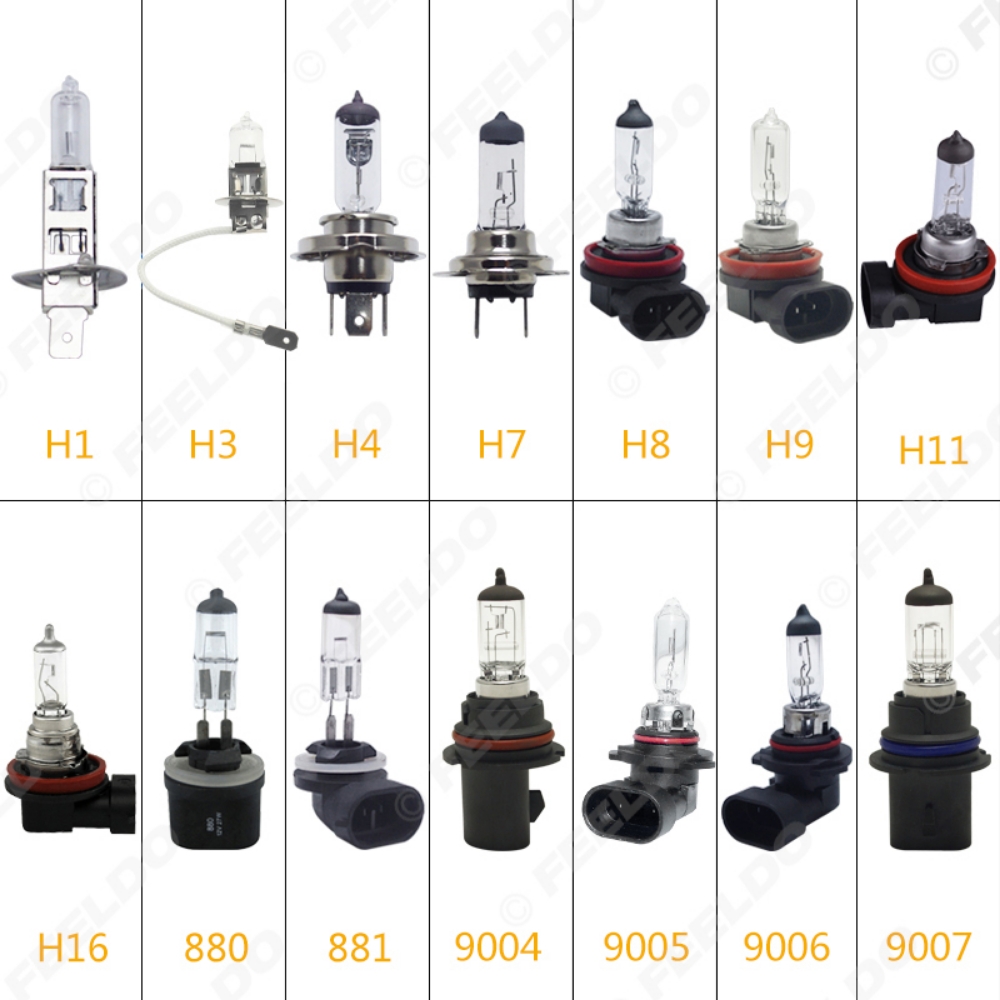 Picture of 1PC Car H4 55W/100W 12V White Fog Lights Halogen Bulb Car Headlights Lamp Car Light Source Parking