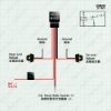Picture of Car Auto 12V 35W/55W Conversion Kit Lamp Relay Wiring Harness Wire For H11 HID Headlight Bulbs Adapter