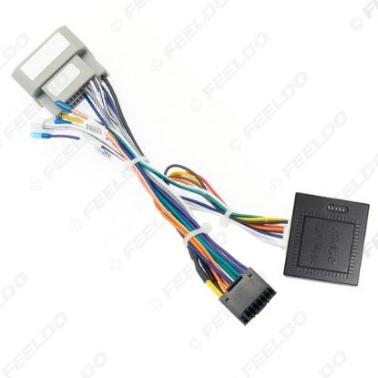 Picture of Car 16pin Android Wiring Harness With Canbus For Jeep Wrangler JK (2008–2018) Aftermarket Stereo Installation