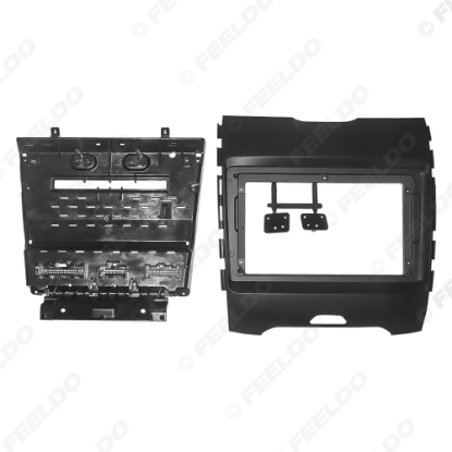Picture of Car Audio 9" Big Screen Dash Fascia Panel Frame Kit Adapter For Ford Edge (2015-2018) Radio Dash Frame