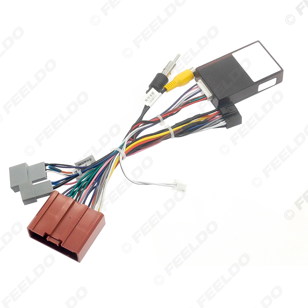 Picture of Car Audio 16PIN CD/DVD Player Power Calbe Adapter With Canbus Box For Mazda CX-9 07-15 Stereo Plug Wiring Harness