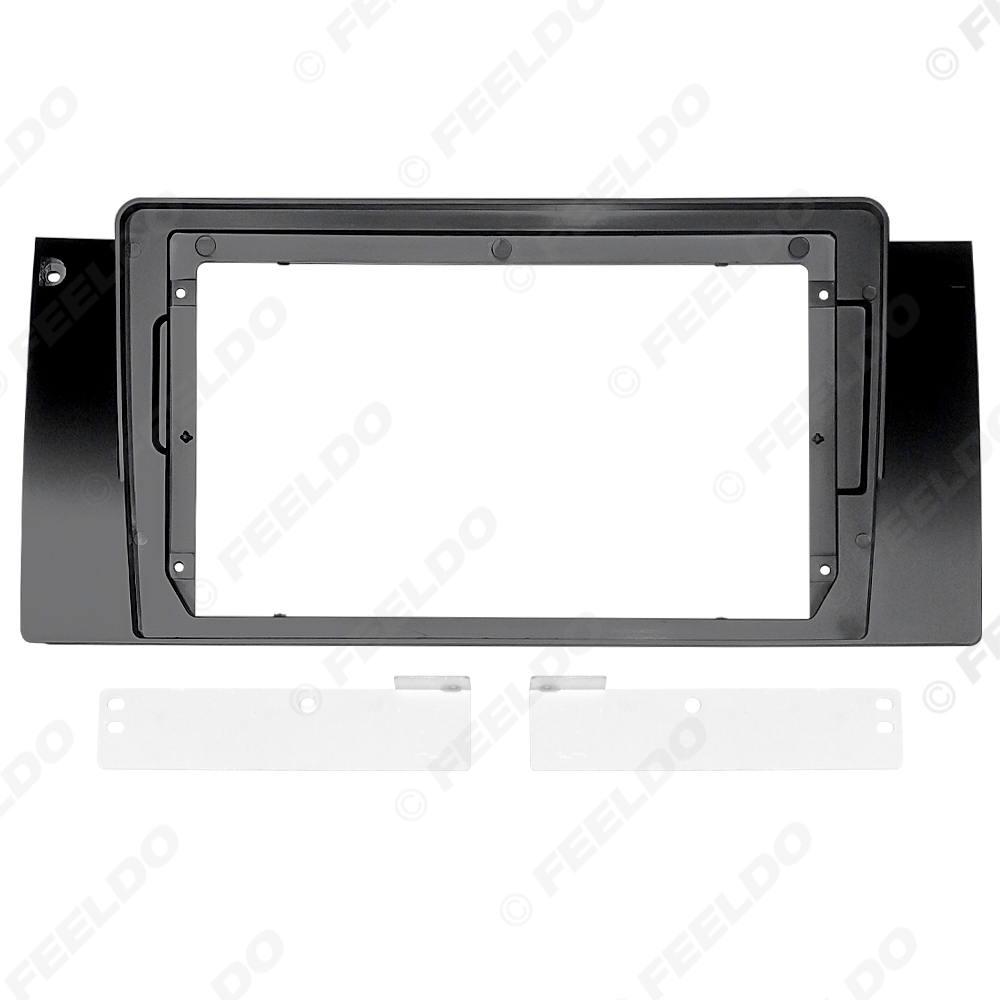 Picture of Car Audio 9" Big Screen Head Unit Dash Fascia Panel Frame Kit Adapter For BMW 5-Series E39(95-03) Radio Dash Frame