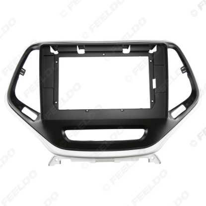 Picture of Car Audio 2DIN Fascia Frame Adapter For Jeep Cherokee 10.1" Big Screen DVD Player Dash Fitting Panel Frame Kit