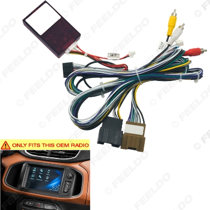 Picture of Car 16pin Power Cord Wiring Harness Adapter With Canbus For Chevrolet Onix 2016-2020 Installation After-Market Head Unit