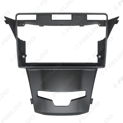 Picture of Car Audio 9" Big Screen Dash Fascia Panel Frame Kit Adapter For SSangyong Korando 2014-2016 Radio Dash Frame