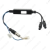 Picture of Car Vehicle Boat Radio Antenna Adapter Male Dual Fakra Amplifier Booster for Volkswagen Audi Signal Aerial FM Antenna