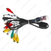 Picture of 20-pin Extended Interface Cable With RCA AUX-IN/OUT Audio/Video MIC Receptacle And SIM Slot For Android Head Unit Stereo