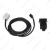 Picture of Car Centre Armrest Box Radio AUX Interface Cable Charging Adapter For Volkswagen Audi Wire Harness Audio AUX Adapter