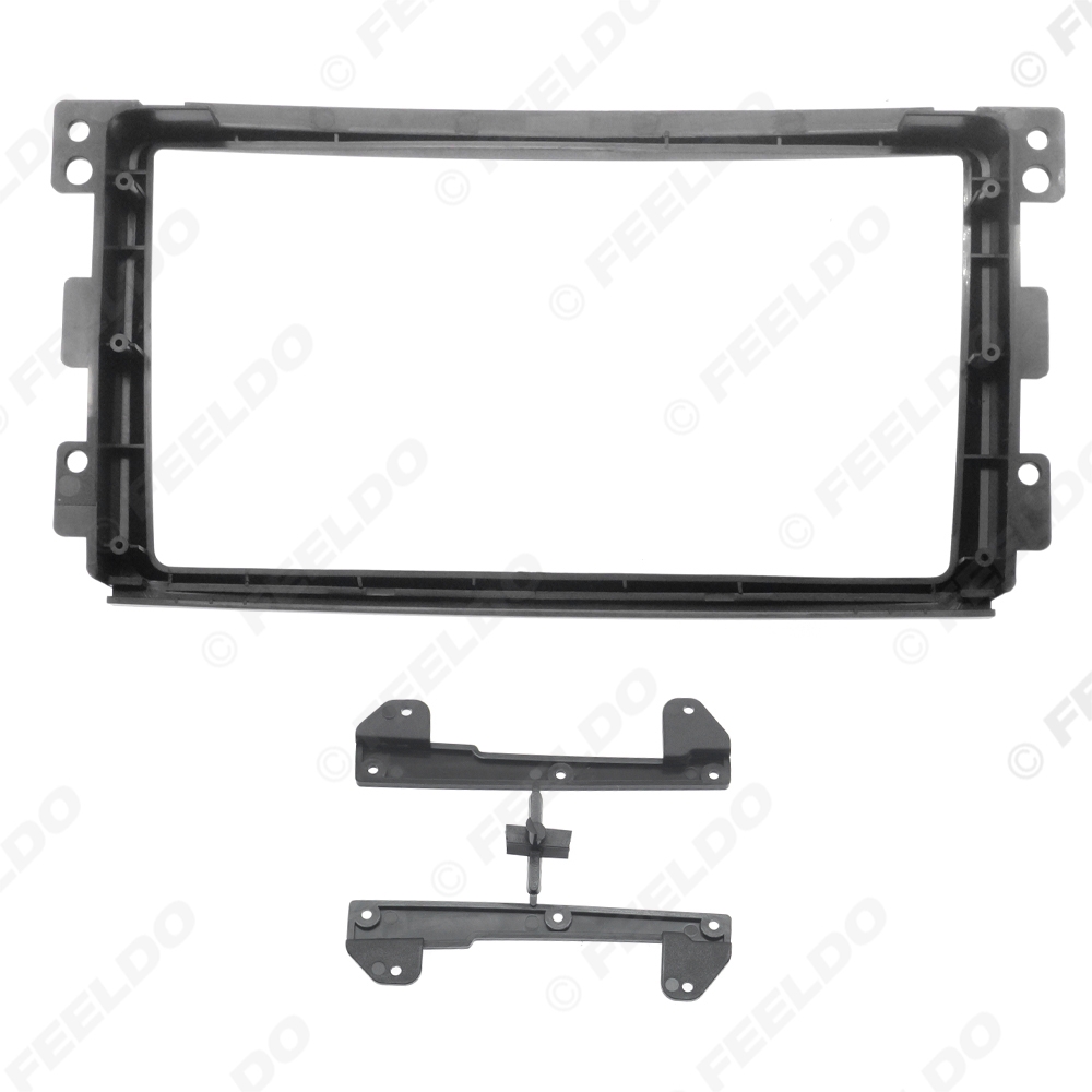 Picture of Car Audio Fascia Frame Adapter For Mercedes-Benz Smart 05-10 9" Big Screen 2DIN Dash Fitting Panel Frame Kit