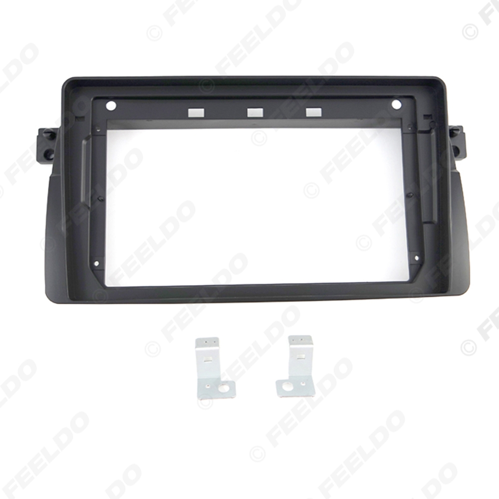 Picture of Car Audio Radio 9" Big Screen 2DIN Fascia Frame Adapter For BMW E46 98-05 CD/DVD Player Dash Fitting Panel Frame Kit