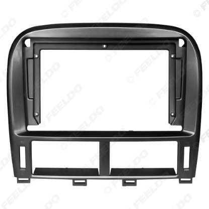 Picture of Car Audio 9" Big Screen Head Unit Dash Fascia Panel Frame Kit Adapter For Lexus LS430 2001-2006 Radio Dash Frame