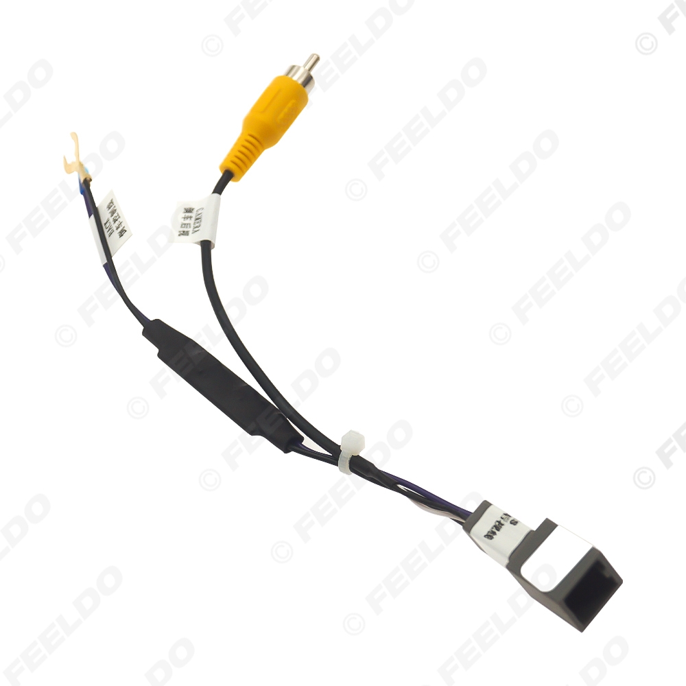 Picture of Car Parking Rear Camera Video Plug Converter Cable For Honda Fit Greiz City parking Reverse Wire Adapter