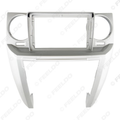 Picture of Car Audio 9" Big Screen Head Unit Dash Fascia Panel Frame Kit Adapter For Landrover Discovery LR3 (05-09) Dash Frame