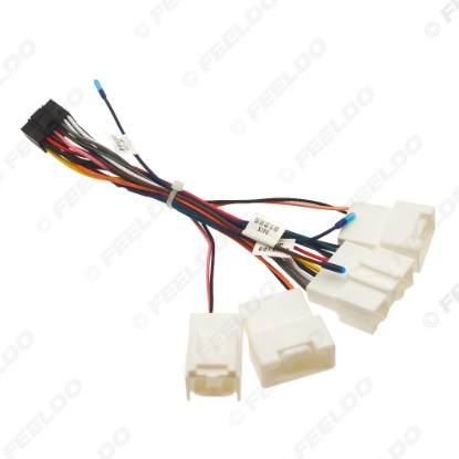 Picture of Car 16pin Power Cord Wiring Harness Adapter With Canbus For Mitsubishi Pajero Sport (Europe,06-09) Installation Head Unit