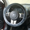 Picture of 1PC Universal Cotton Car Steering Wheel Cover Premium Soft Short Plush Winter Car Grips Skin 3-Color