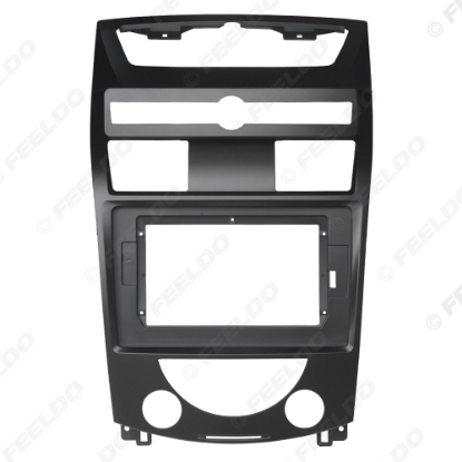 Picture of Car Audio 10.1" Big Screen Head Unit Dash Fascia Panel Frame Kit Adapter For SsangYong Rexton (06-12) Radio Dash Mount Frame