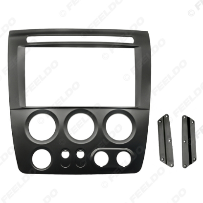 Picture of Car Audio 9" Big Screen Head Unit Dash Fascia Panel Frame Kit Adapter For Hummer H3 (05-10) Radio Dash Frame
