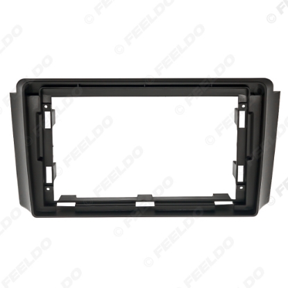 Picture of Car Audio 9" Big Screen Head Unit Dash Fascia Panel Frame Kit Adapter For SSangyong Rexton 2002 Radio Dash Frame