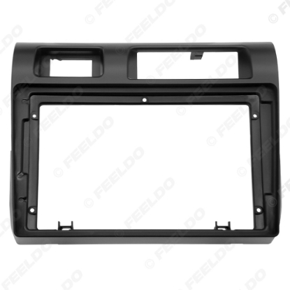 Picture of Car Audio 9" Big Screen Head Unit Dash Fascia Panel Frame Kit Adapter For Toyota FJ Cruiser 2015 Dash Frame