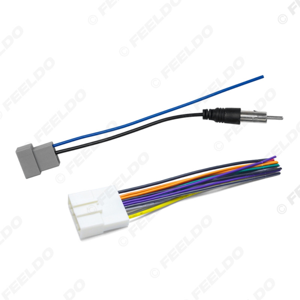 Picture of Car CD Audio Stereo Wiring Harness Antenna Adapter For Nissan/Subaru/Infiniti Install Aftermarket CD/DVD Stereo