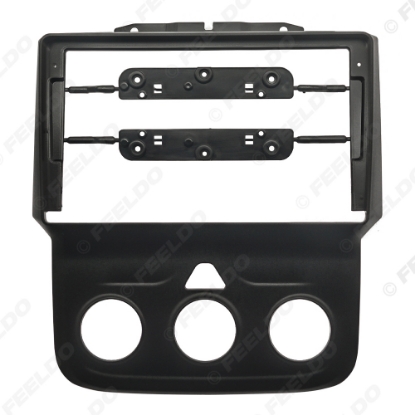 Picture of Car Audio 9" Big Screen Head Unit Dash Fascia Panel Frame Kit Adapter For Dodge Ram (13-19) Radio Dash Frame